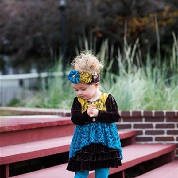 Haute Baby Renaissance Tunic 2 Piece Set - Picture 3 of 4